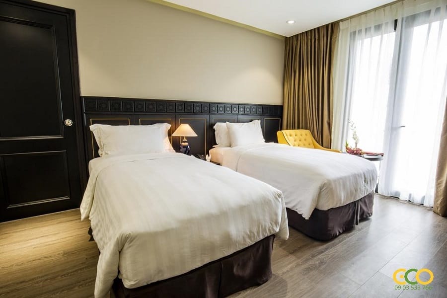 Phỏng ngủ đôi khách sạn rộng rãi, tiện nghi