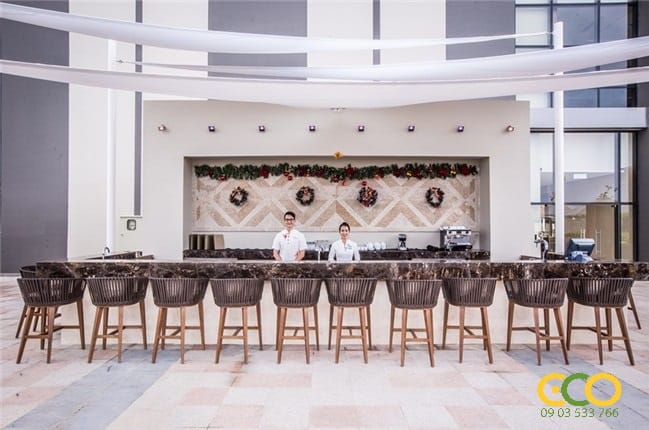 Nội thất sảnh khách sạn tráng lệ 