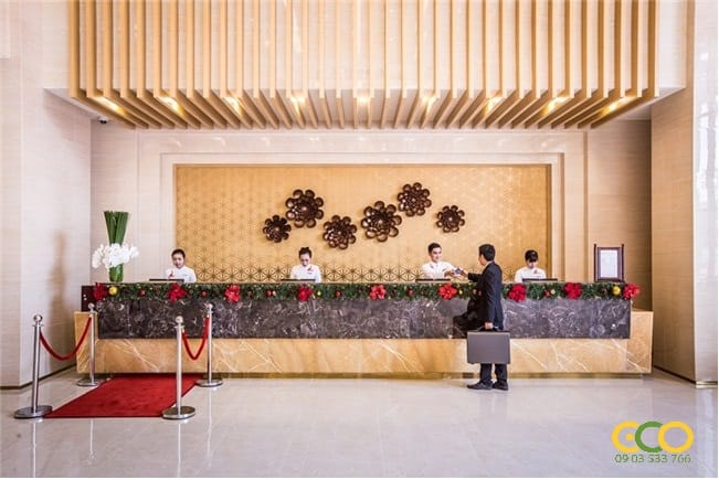 Nội thất sảnh khách sạn tráng lệ 