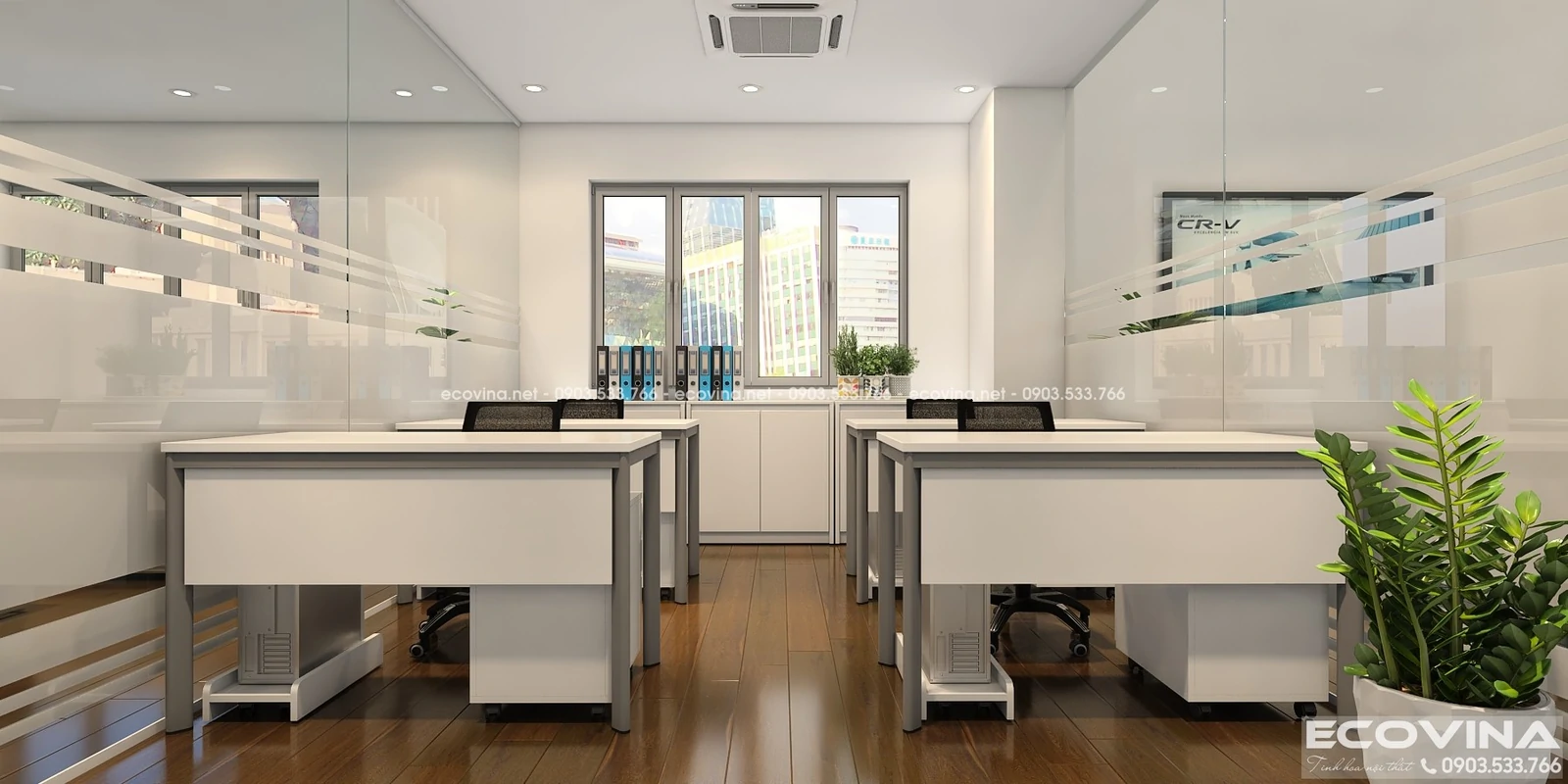 thiet ke thi cong noi that showoom honda binh phuoc dep 24