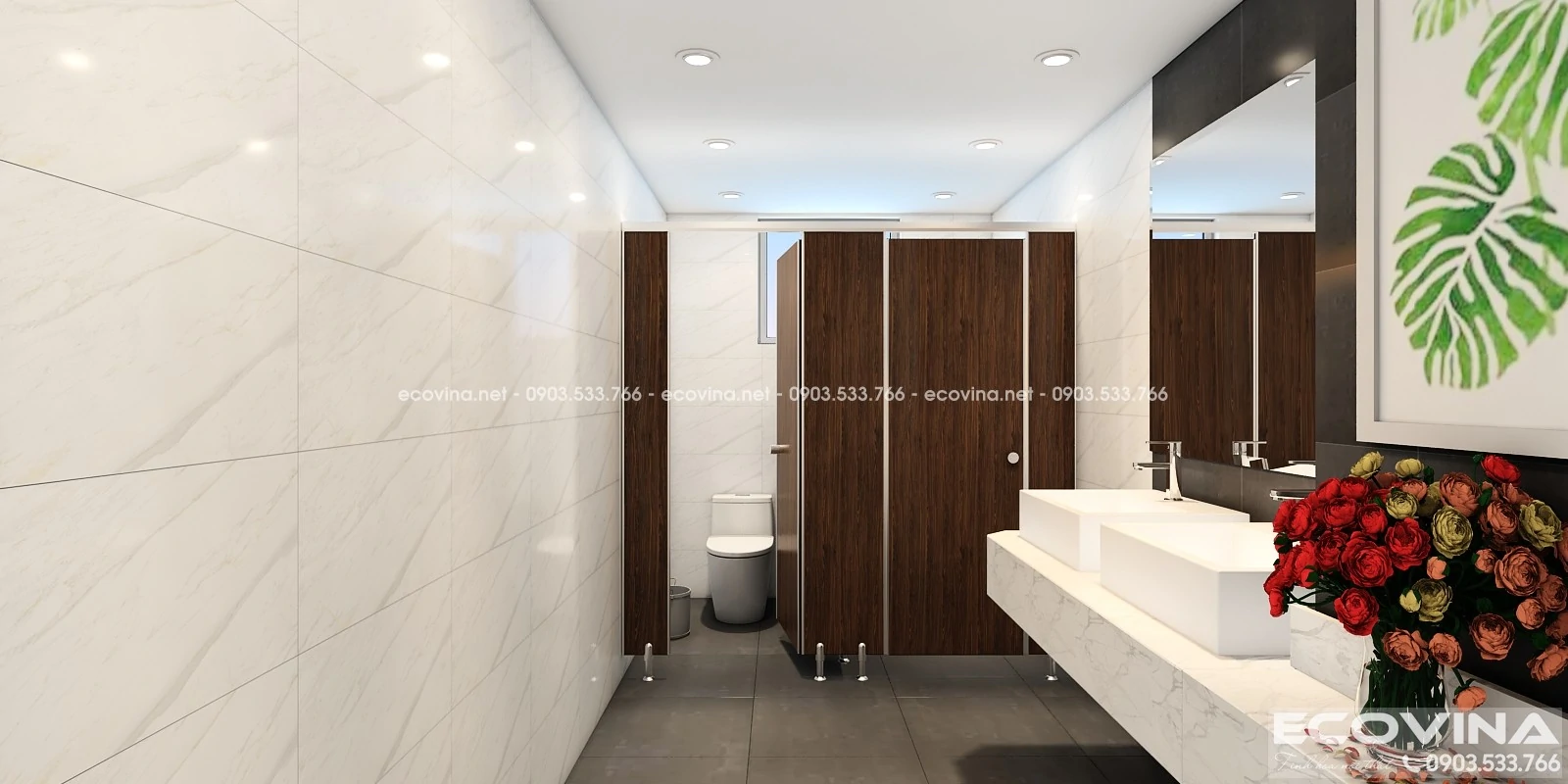 thiet ke thi cong noi that showoom honda binh phuoc dep 37