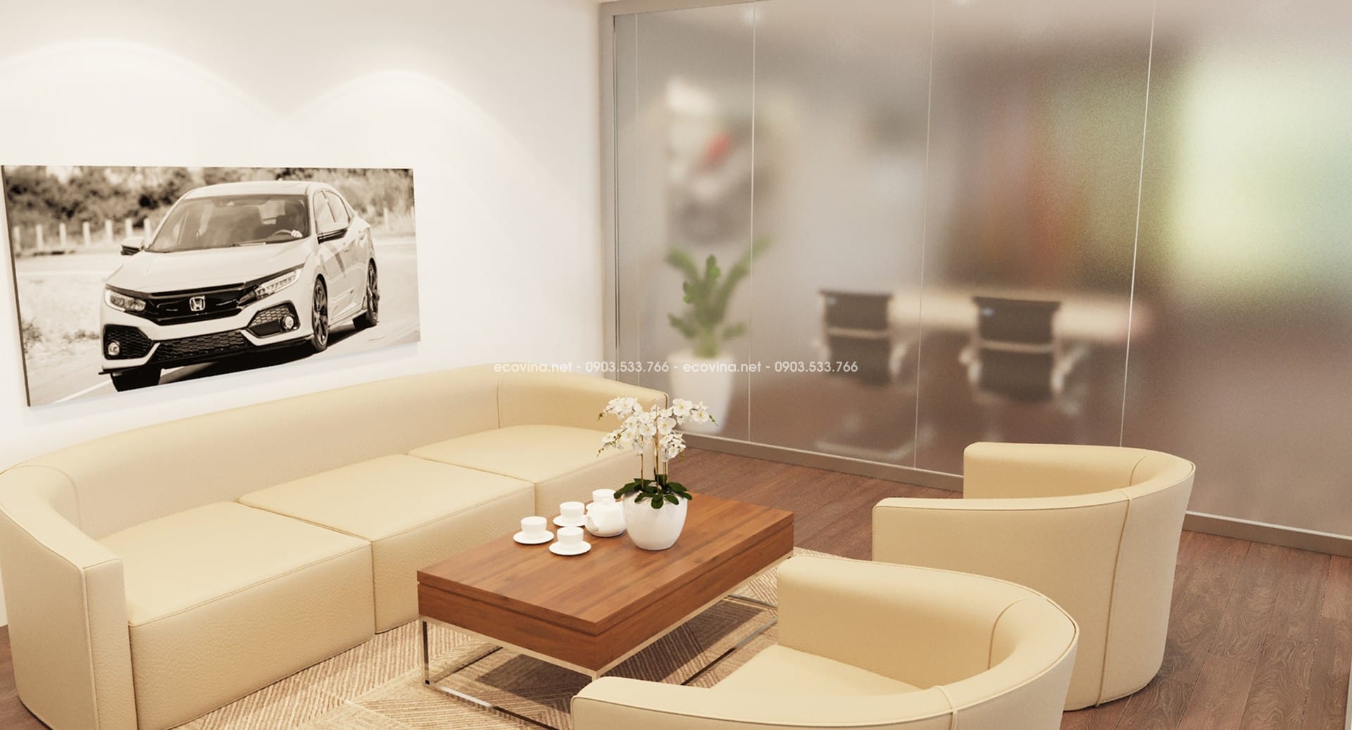 thiet ke thi cong noi that showroom o to honda viet nam 20