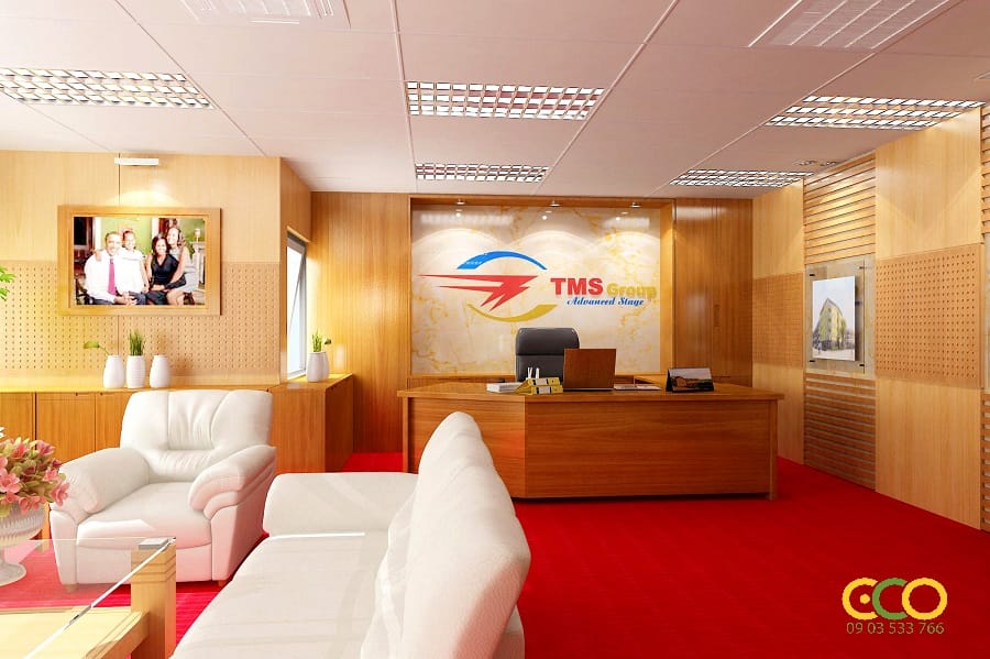Thiết kế thi công nội thất văn phòng công ty nổi bật