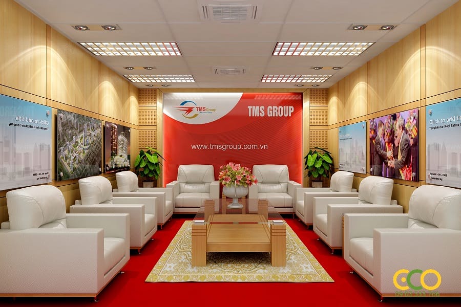 Thiết kế thi công nội thất văn phòng công ty ấn tượng đẹp