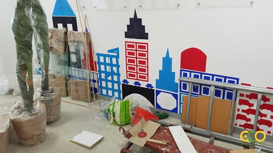 Thiết kế thi công nội thất văn phòng đào tạo sáng tạo 