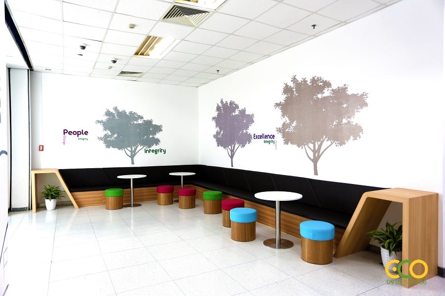 Không gian nội thất khu phúc lợi đầy sáng tạo 