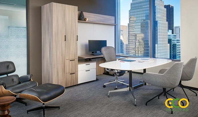 Làm mới nội thất văn phòng công ty AXIS 5 Nội thất văn phòng làm việc đơn giản, đẹp