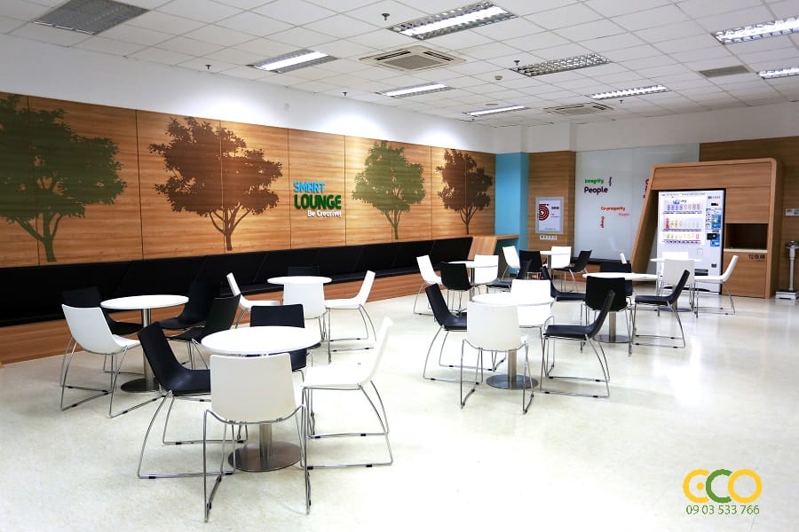 Thiết kế thi công nội thất khu phúc lợi rộng, đẹp, lớn