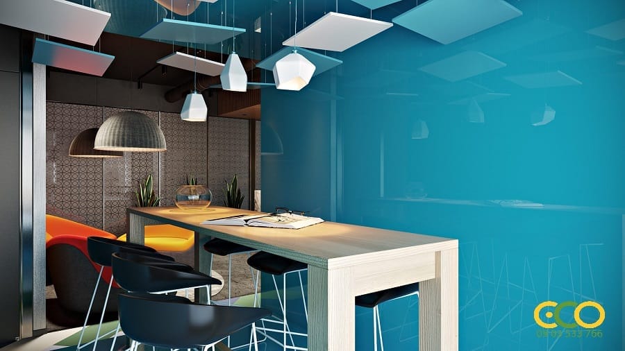 Thiết kế thi công nội thất văn phòng làm việc hiện đại, sang trọng 