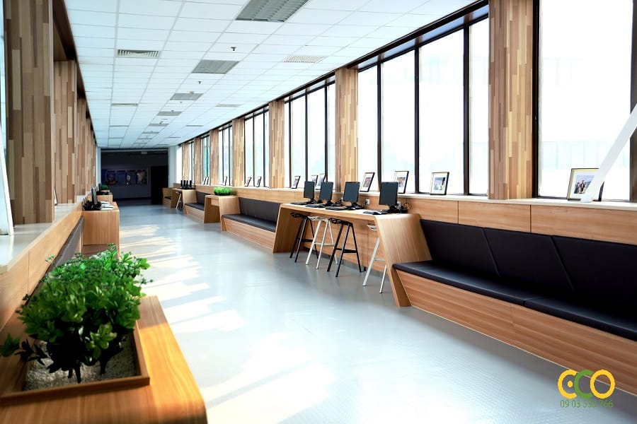 Thiết kế thi công nội thất văn phòng làm việc sang trọng 