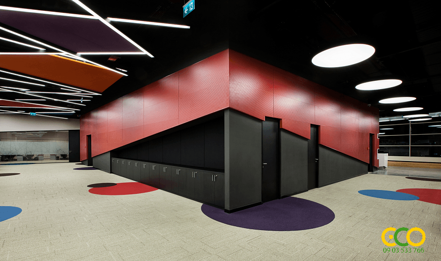 Thiết kế thi công nội thất văn phòng làm việc sang trọng 