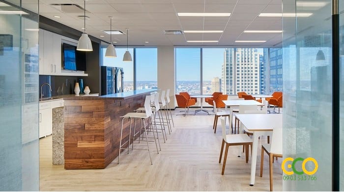 Làm mới nội thất văn phòng công ty AXIS 1 Thiết kế thi công nội thất văn phòng làm việc đẹp