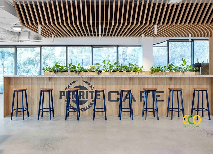 Không gian văn phòng làm việc xanh