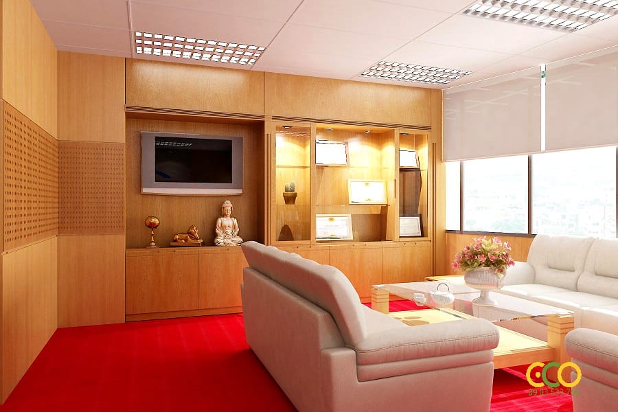 Nội thất văn phòng rộng lớn, đẹp và hấp dẫn 
