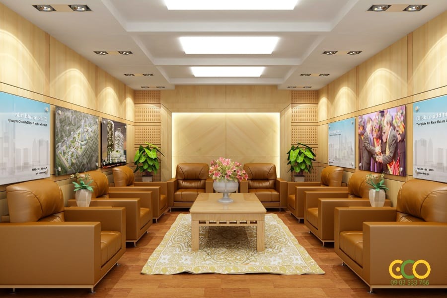 Không gian văn phòng sang trọng, hiện đại 