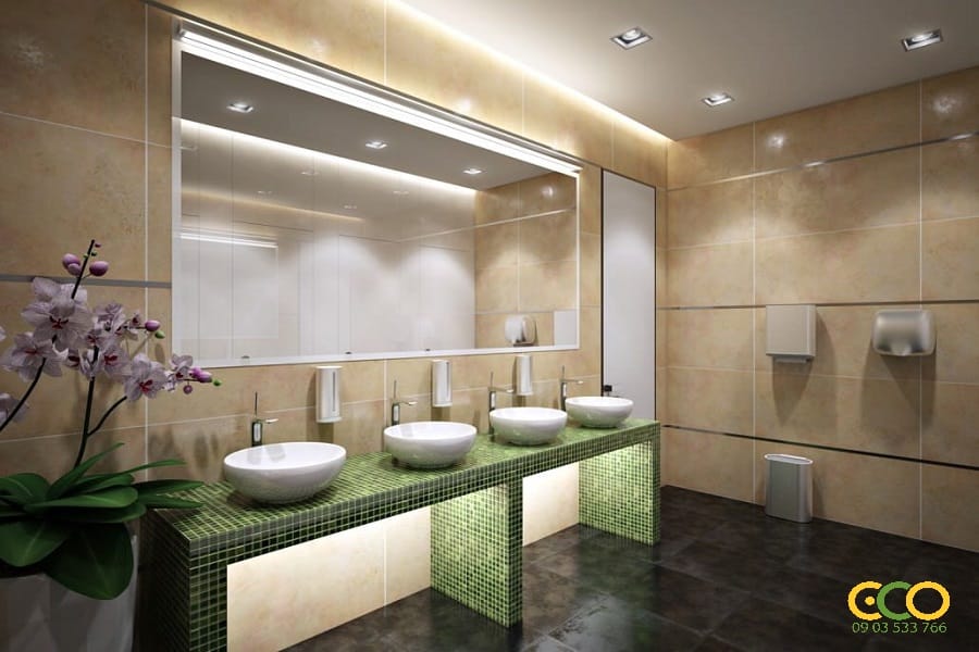 Nội thất wc khách sạn nhà hàng hiện đại 