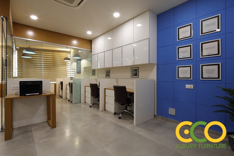 Thiết kế nội thất văn phòng khu vực Cầu Giấy 10 Không gian nội thất văn phòng làm việc sang trọng