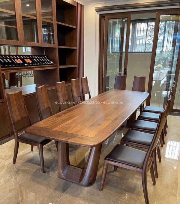 68+Mẫu bàn ghế ăn gỗ óc chó sang trọng và đẳng cấp