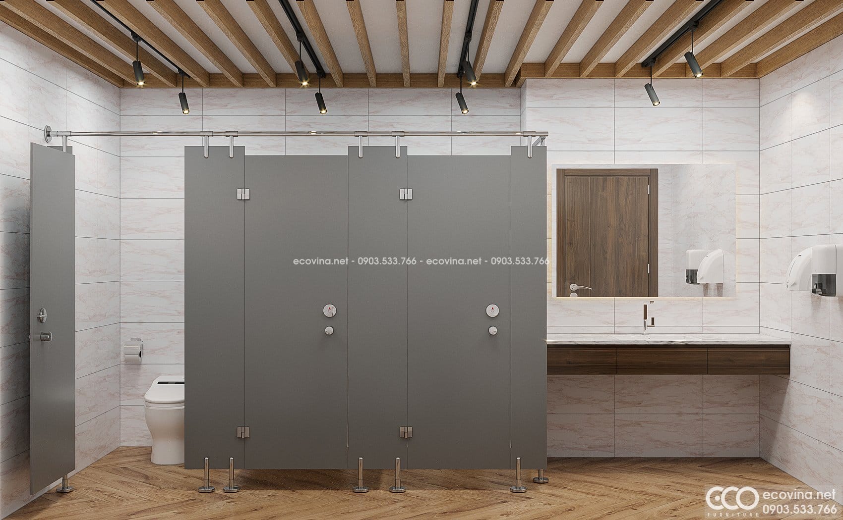 Thiet ke thi cong noi that shworoom o to honda Binh Duong Thu Dau 1 21