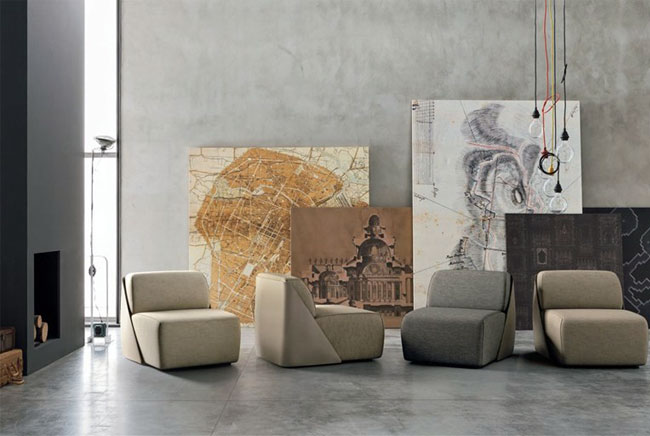 Sofa da vải đơn giản đẹp 5 lagoon collection armchairs