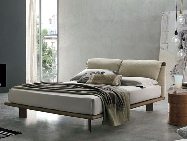 Sofa da vải đơn giản đẹp 4 lagoon collection bed