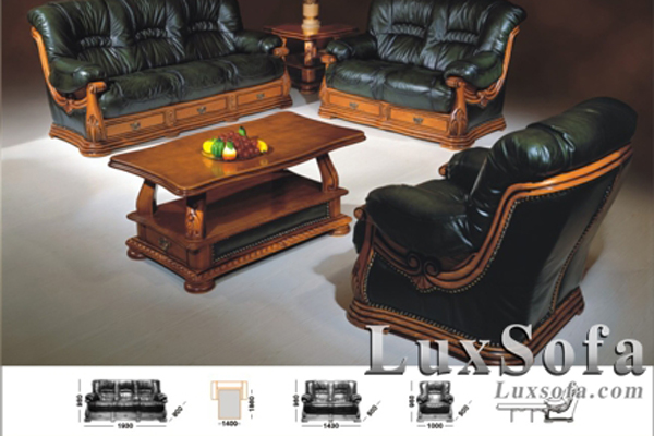 Mẫu ghế sofa da cổ điển SC81 1 mau ghe sofa da co dien sc81