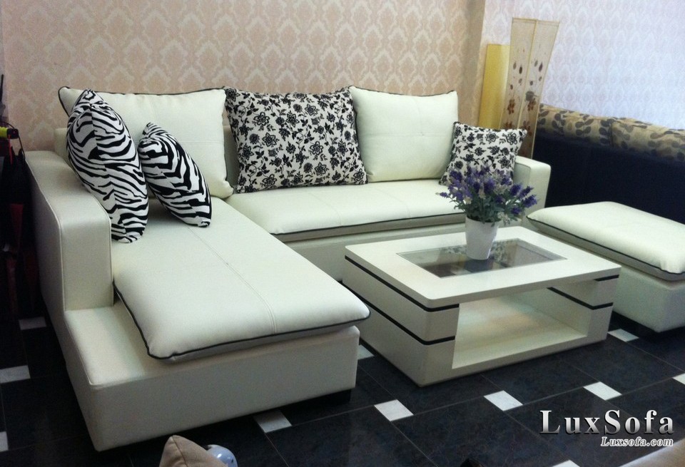 sofa da phong khach nho SD49