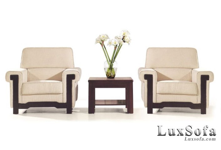 sofa don vai mau trang SD01