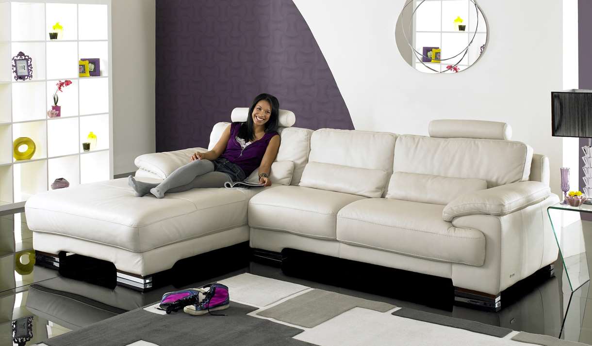 Sofa giả da SD015 1 sofa gia da SD015