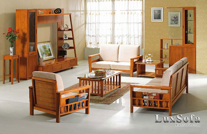 Sofa gỗ tự nhiên SG11 1 sofa go dep sang trong