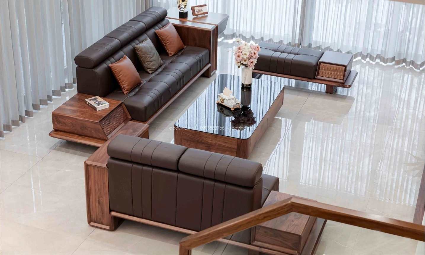 sofa go oc cho dep dang cap 13