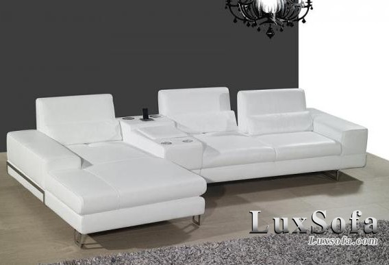 Sofa góc màu trắng trang nhã SG44 1 sofa goc mau trang trang nha SG44