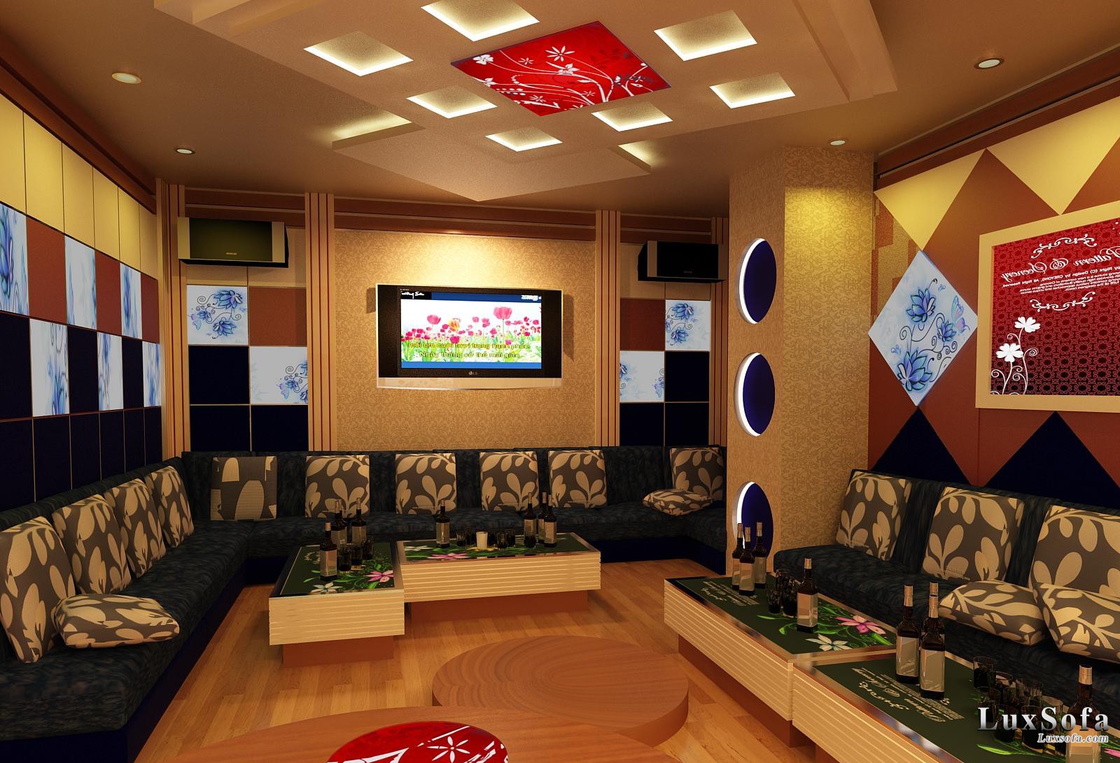 sofa karaoke co dien hoa tiet sk13