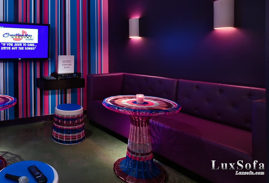 sofa karaoke co dien mau tim sk15