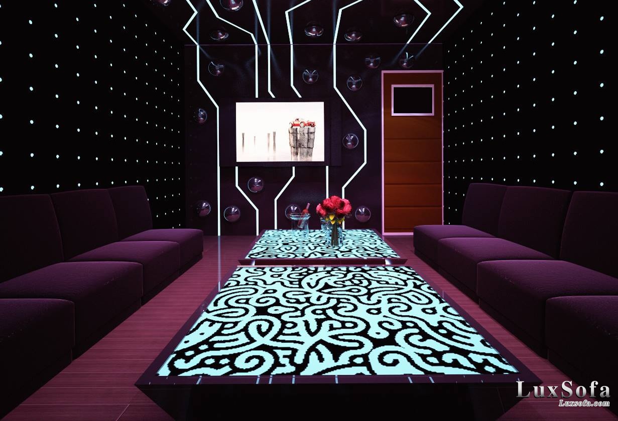 Sofa karaoke cổ điển vải Sk19 1 sofa karaoke co dien vai sk19