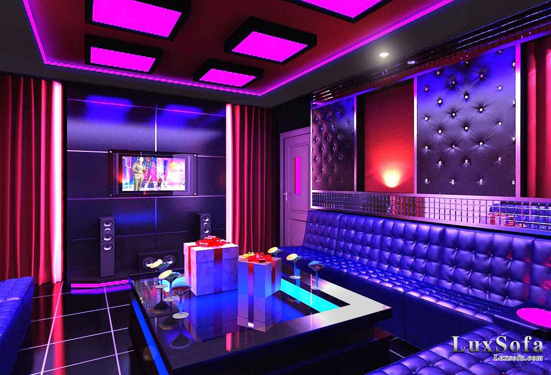 Sofa karaoke hiện đại da bóng trần Sk11 1 sofa karaoke hien dai bong tran sk11