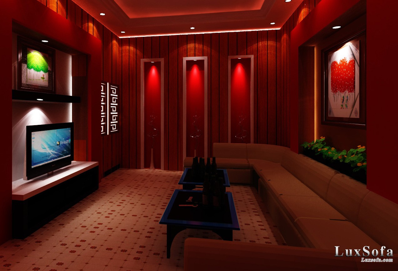 Sofa karaoke hiện đại màu be Sk03 1 sofa karaoke hien dai mau be Sk03