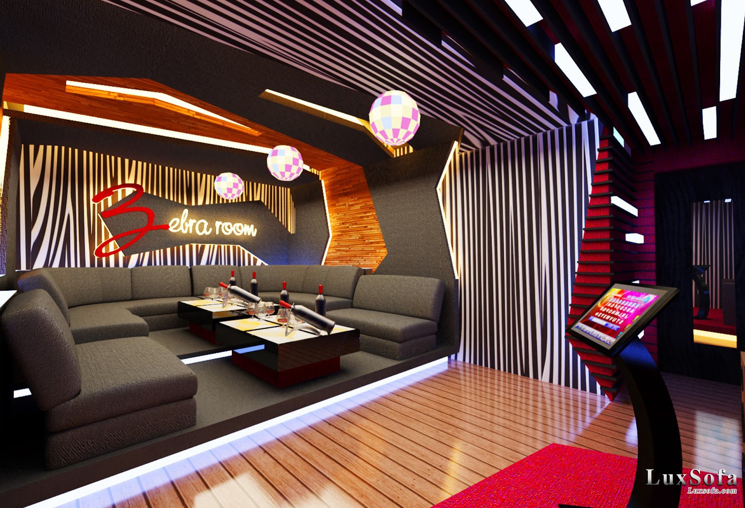 Sofa karaoke hiện đại nỉ xám SK22 1 sofa karaoke hien dai ni xam sk22