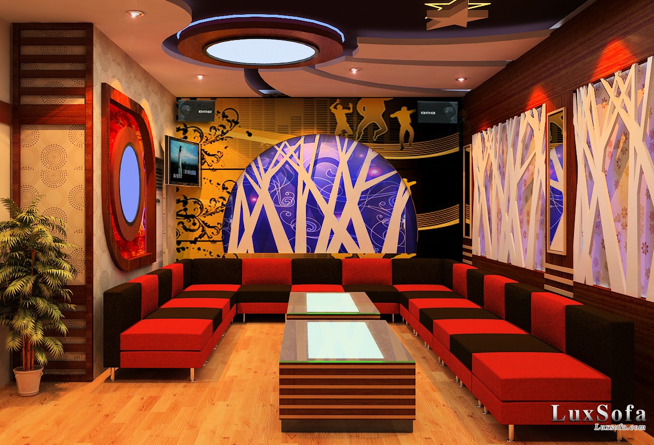 sofa karaoke hien dai sang trong Sk04