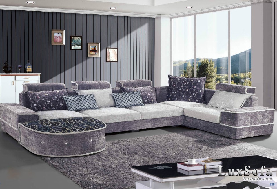 Thiết Kế Phòng Khách Nhỏ 2 sofa vai dep hien dai SV06