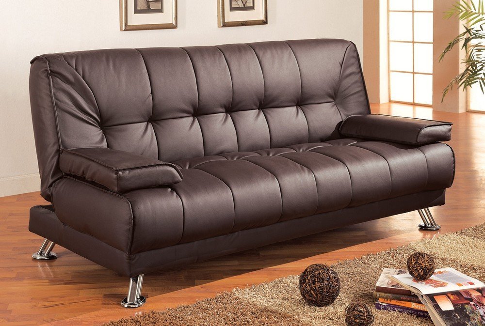 Sofa văng da màu nâu SV01 1 sofa vang da mau nau SV01