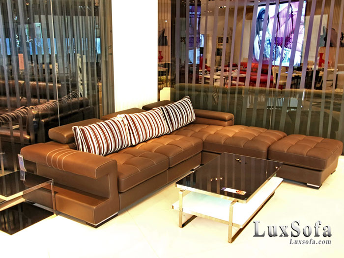 Sofa da nâu sang trọng SD003 1 sofa20da20