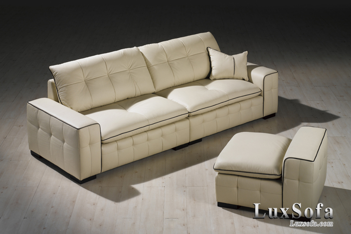 Sofa gia đình màu trắng sữa thanh lịch SGD007 1 sofa20gia20dinh209