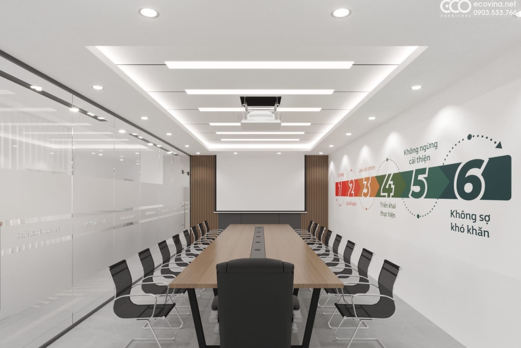 thiet ke thi cong noi that showroom o to 28