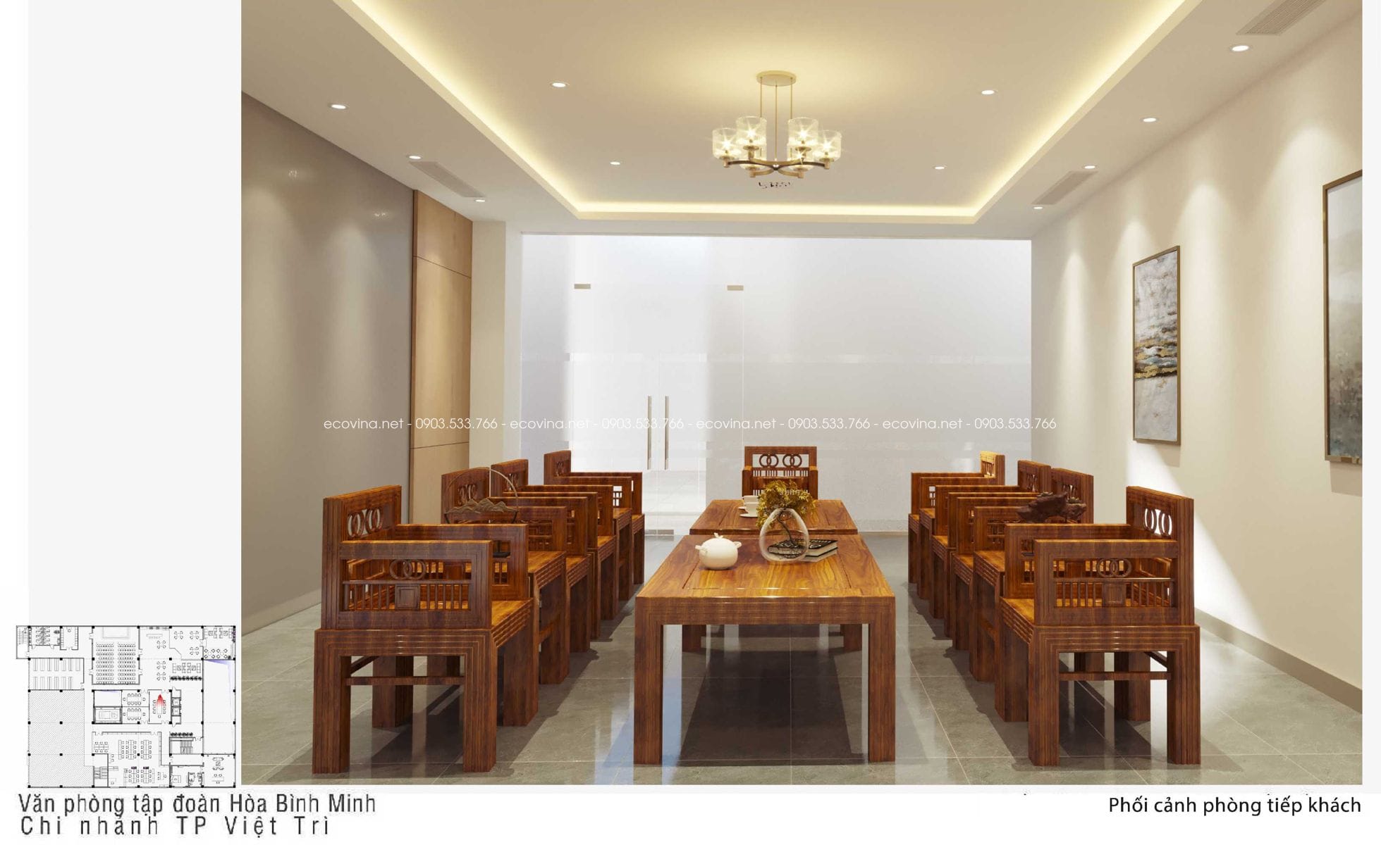 thiet ke thi cong noi that van phong Hoa Binh Minh viet tri dep 36